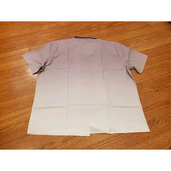 Fashion Nova Men's Size XXL 2XL Button Down Shirt Purple White Ombre Pattern NWT - Picture 6 of 7